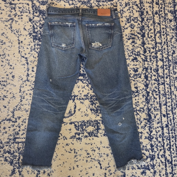 Moussy Dark Blue Ankle Jeans - Picture 6 of 9